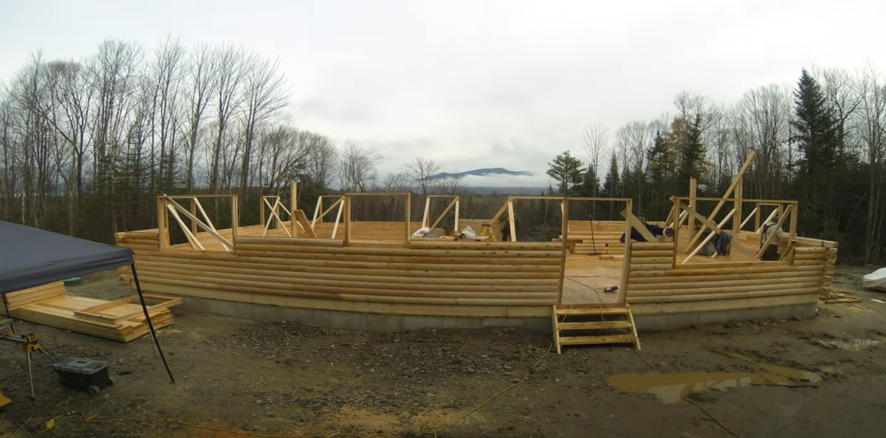 GoPro: Building A Log Home Captured in 30,000 Photos